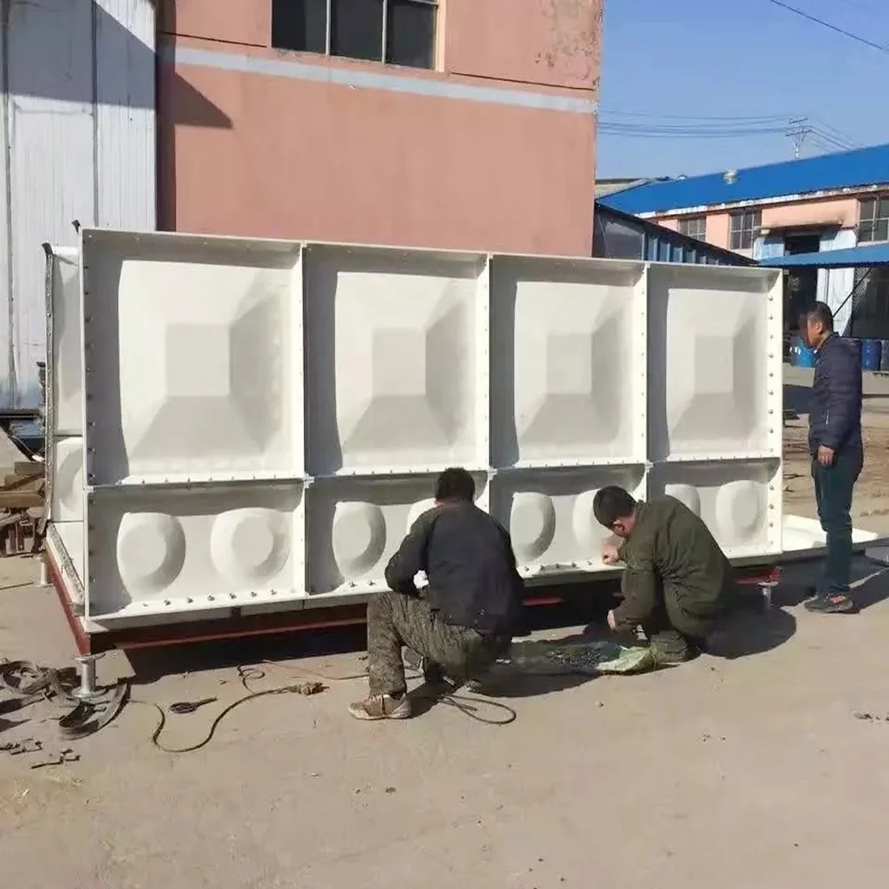 Sectional Farming Storage Fiberglass Smc Frp 10000 Litre Rain Grp Irrigation Water Tank