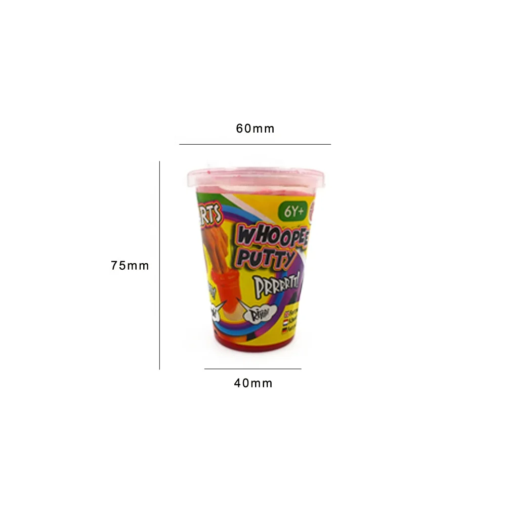 Funny Prank Flarp Fart Noise Putty Slime Toys For Kids Bouncy Ball Squish to Make Gas Sounds