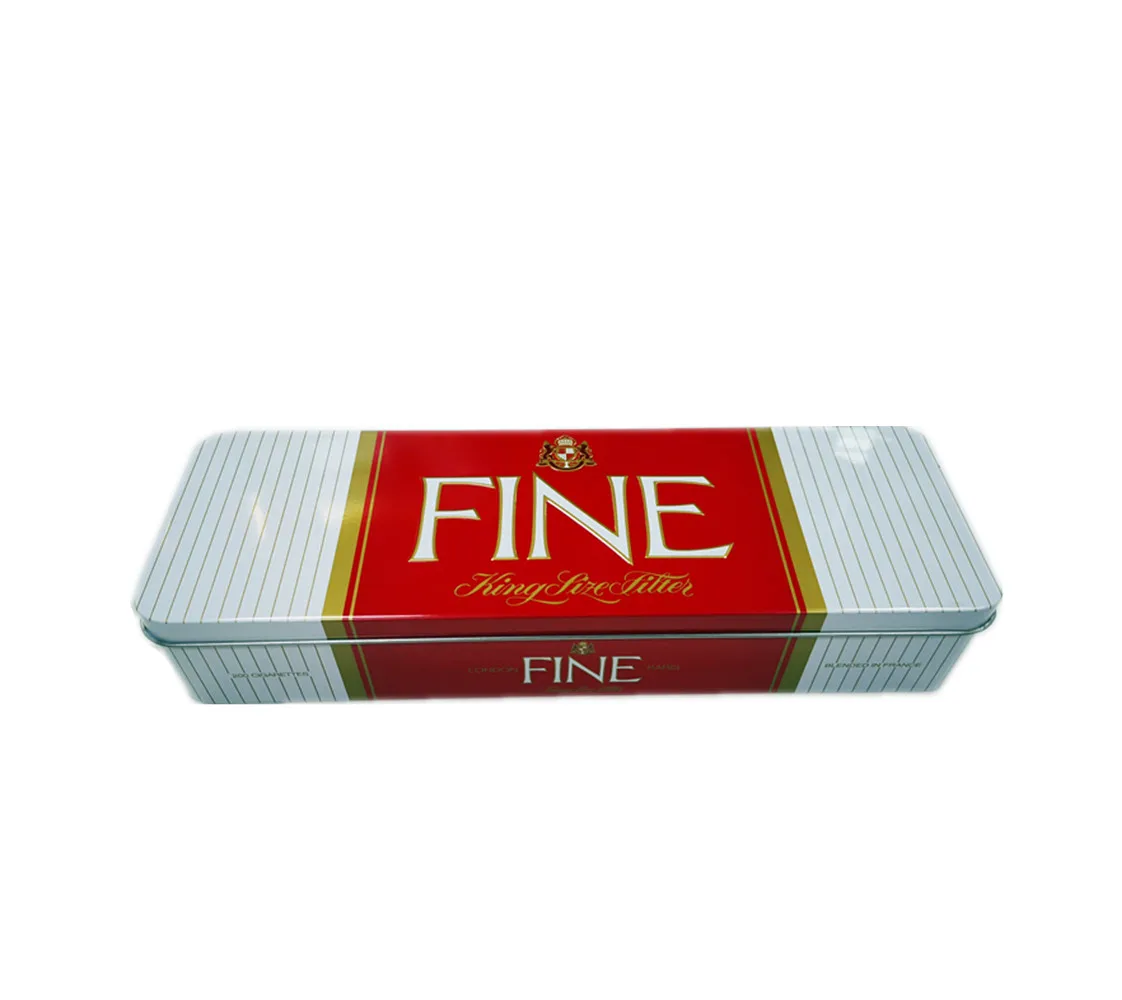 
High Quality rectangle gift cigarette cigar packaging tin box 