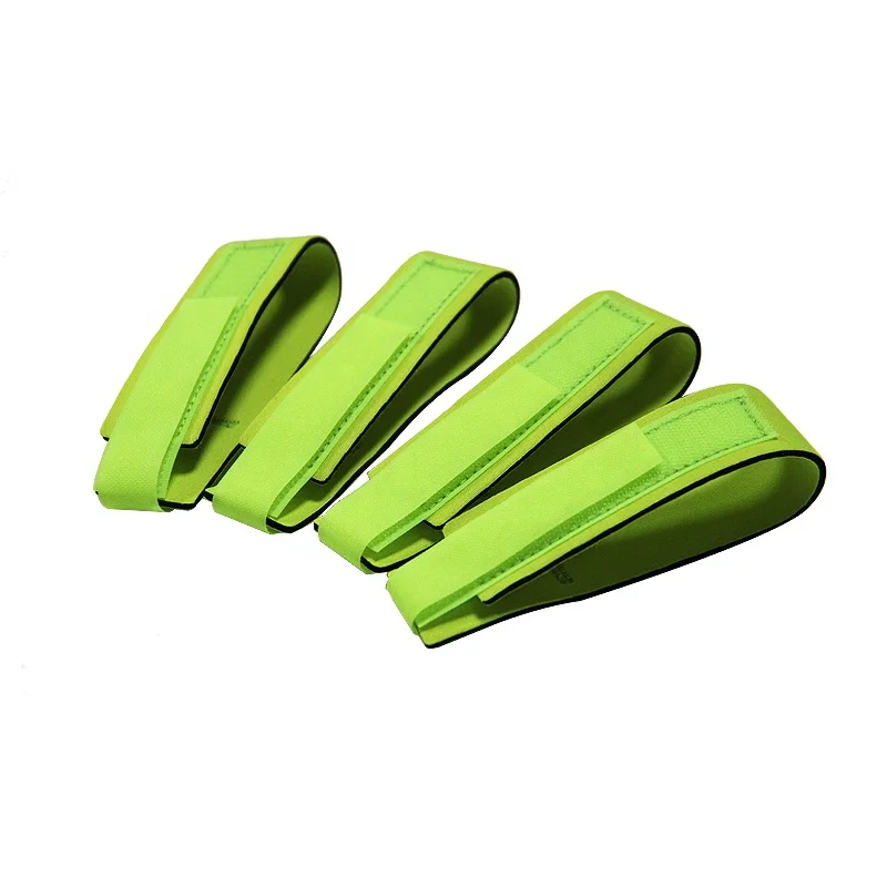 Neoprene Triathlon Timing Chip Ankle Straps hook and loop for racing