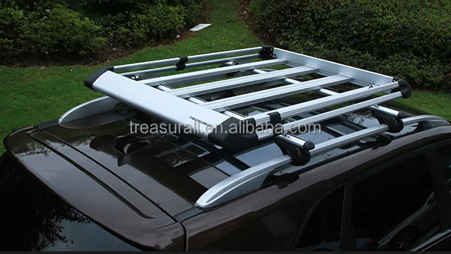 Aluminum car 4WD roof rack/basket luggage cargo carrier