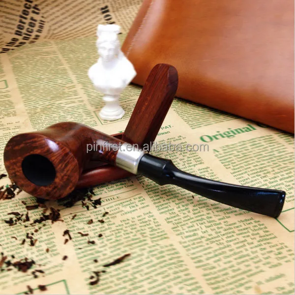3 Colors To choose Briar Smoking Pip durable handmade Wooden smoking Pipe