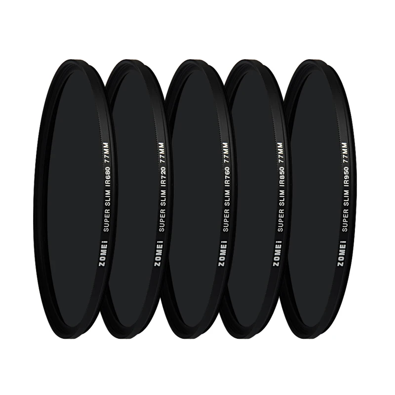 Zomei 77mm 680nm 720nm 760nm 850nm 950nm Infrared IR filter for DSLR camer lens filter Infrared filter
