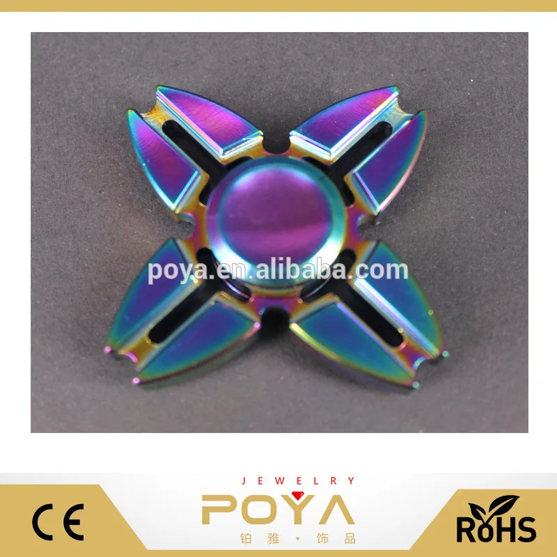 Новый EDC Непоседа Spinner Высокой Скорости Нержавеющей Стали Подшипник СДВГ Сосредоточиться Тревога Помощи Игрушки Радуга Маленький Краб Четыре Ноги