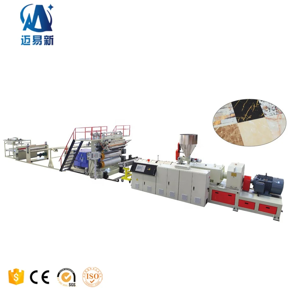 PVC Imitation Marble Sheet Extruder Artificial Marble Board Making Machine