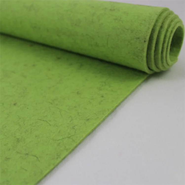 Embroidery Printed PET Needle Punch Nonwoven Felt Fabric For Garment