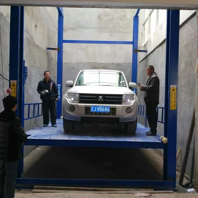 good underground mechanical garage car elevator