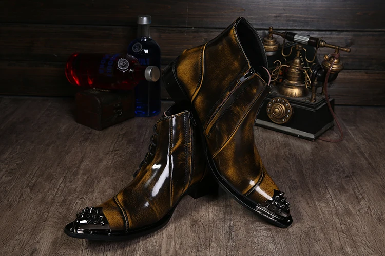 NA048 Горячая sellfactory продавать ручной работы из кожи; Деловая Мужская обувь; Мужские туфли на высоком каблуке с острым носком; Женская обувь; Носок с металическим наконечником на носке, увеличивающие рост; Модная обувь под платье