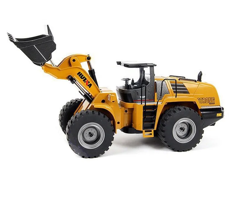 1/14 HuiNa 1583 (583) Alloy Metal  RC Bulldozer 10 Channel wheel loader construction model truck