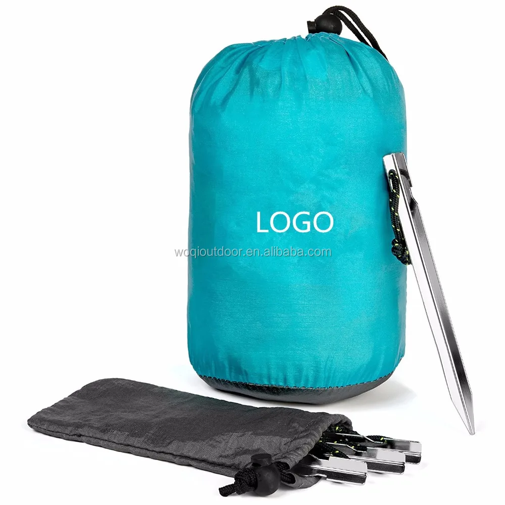 Woqi 2017 Amazon Best Selling Carries Ultralight 100% Waterproof Pocket blanket Beach Blanket / Camping Blanket/Camping Mat