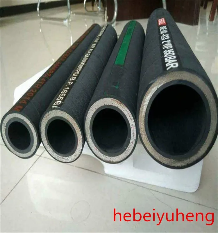 high pressure hydraulic steel wire reinforced rubber hose
