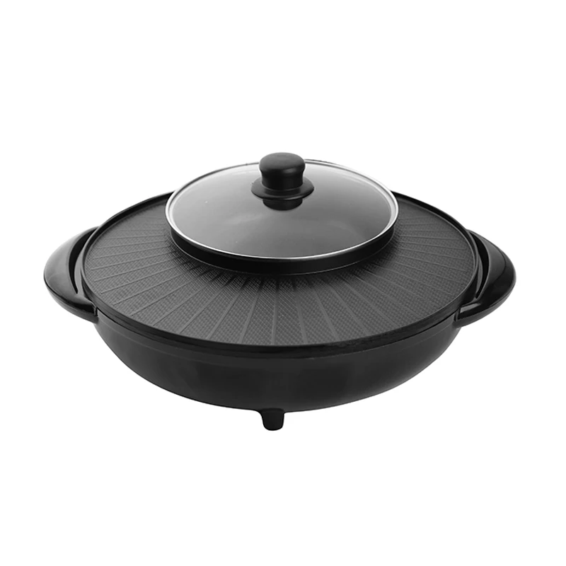 
Realbei AL-6036 high quality durable using various bbq grill and hot pot electric hot pot bbq grill hot pot bbq 