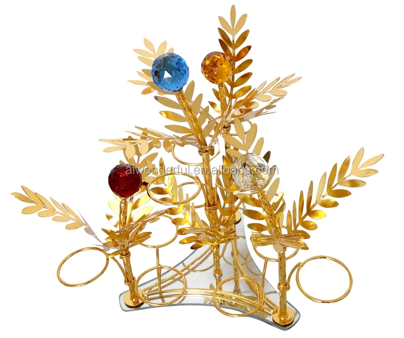 2024 decorative wedding cup holder with flower