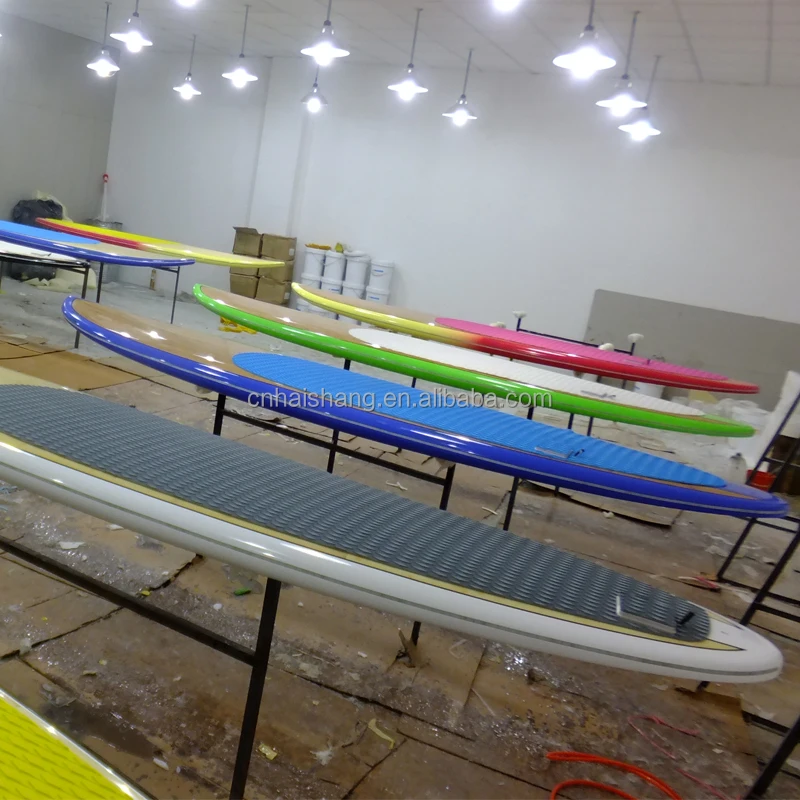 wooden sup surf boards
