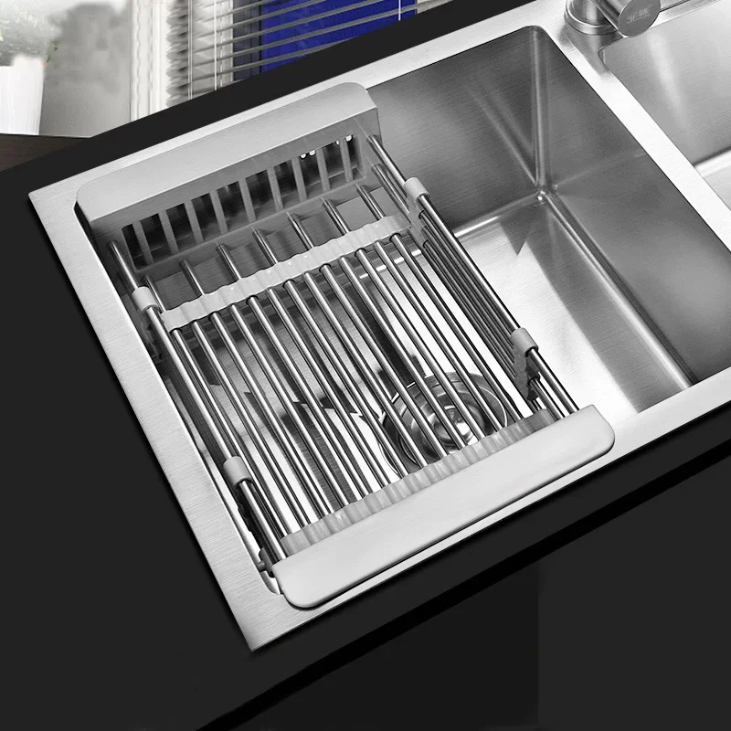 Home Storage & Organization Dish Drying Rack  Rack Stainless Steel Drain Rack