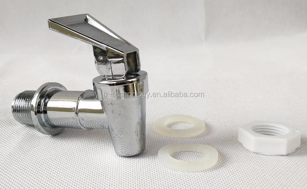 
plastic faucet electroplate faucet and chrome spigot for beverage dispenser or ceramic dispenser 