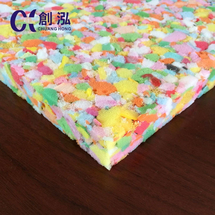 polyurethane recycle pu mattress scrap foam recycling trims
