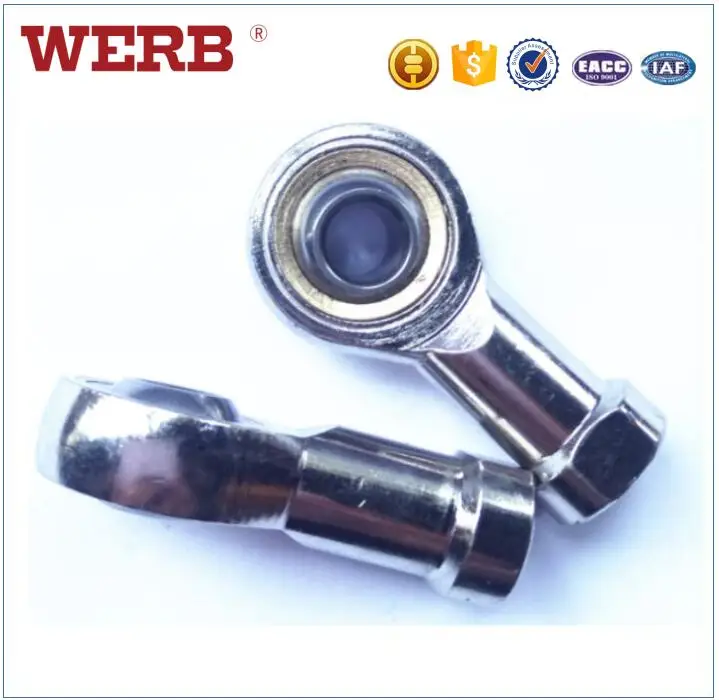 Self-lubricated plastic metric rod ends ball joint swivel bearings