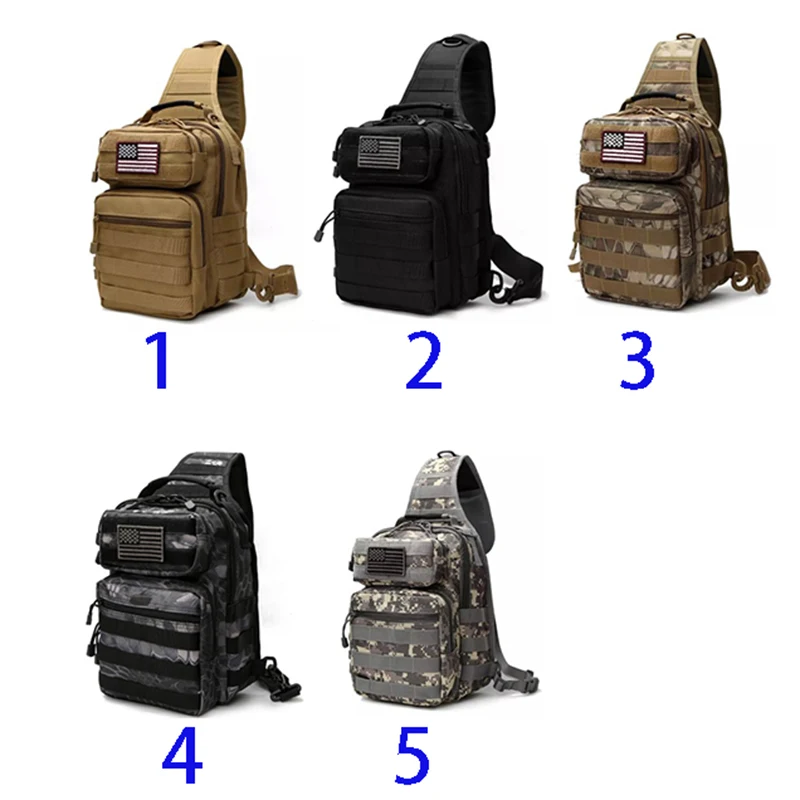 
Outdoor Camping Hiking Molle Assault Range EDC Molle Assault Small Bags Pack Military Rover Shoulder Tactical Sling Bag 