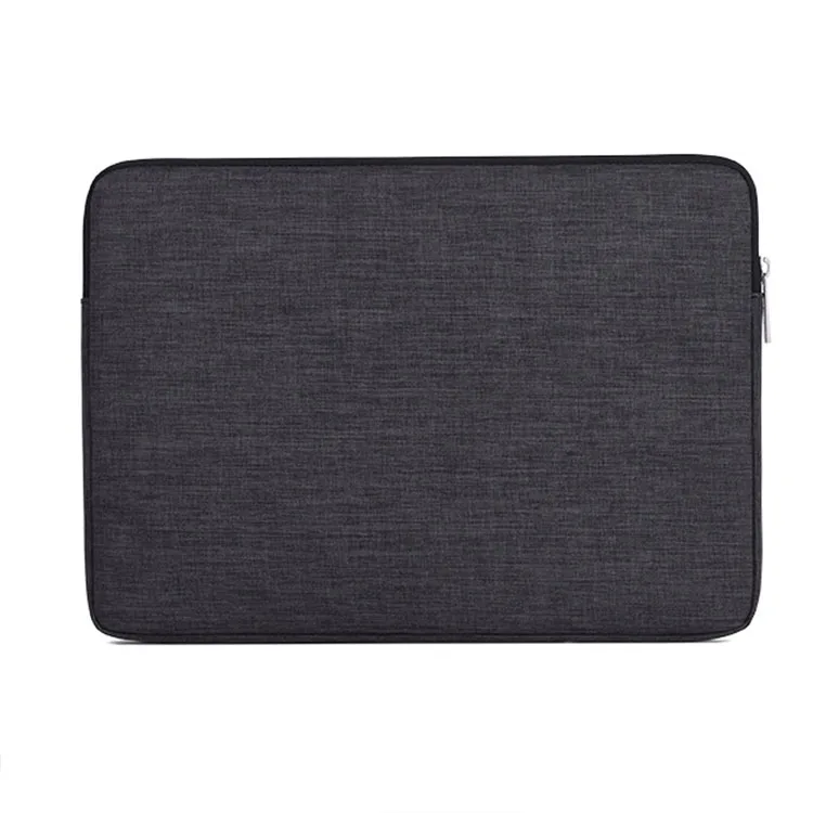 Lightweight Laptop Sleeve Case Bag Briefcase,custom printed rfid Polyester laptop sleeve with sling leather blue