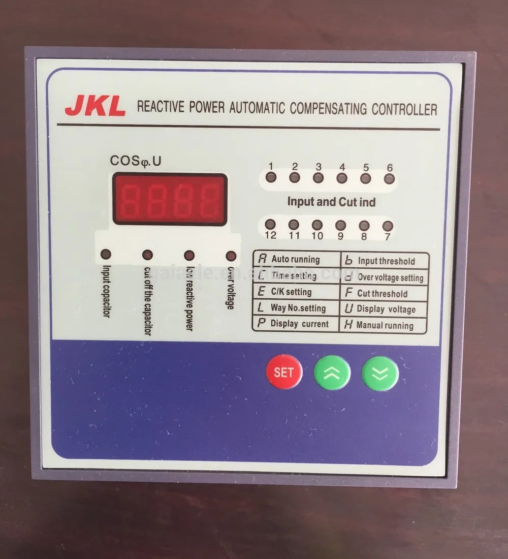 JKL reactive power automatic compensation controller 12 steps