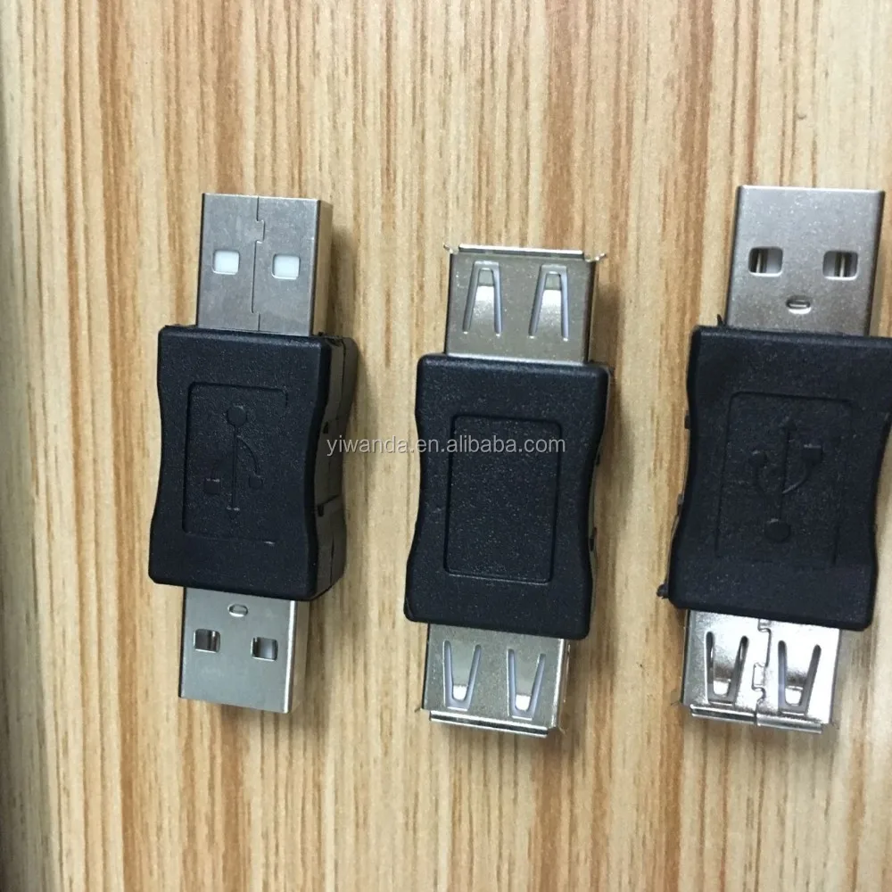 OEM USB2.0 adapter/connector micro usb male to mini usb female black