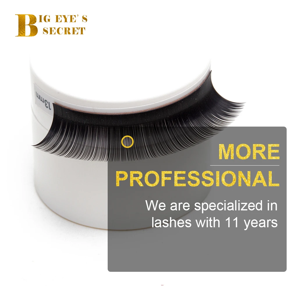 0.05 0.07 Russian Volume Eyelash Blooming Cup Easy Fan Lash Extensions Tools Grafting Eyelash with private label