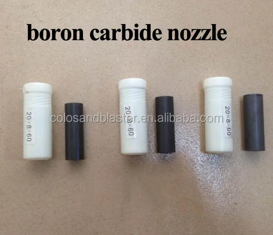 
Boron carbide sand blasting spray nozzle 