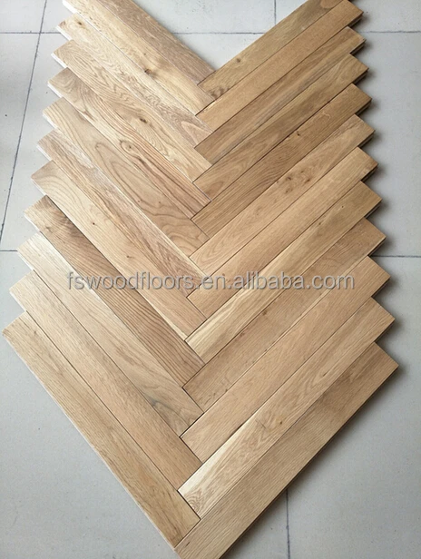 solid American Oak Herringbone Parket wood floors