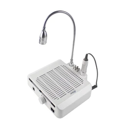 60W 35000RPM Nail dust collector Nail Drill Machine with table light