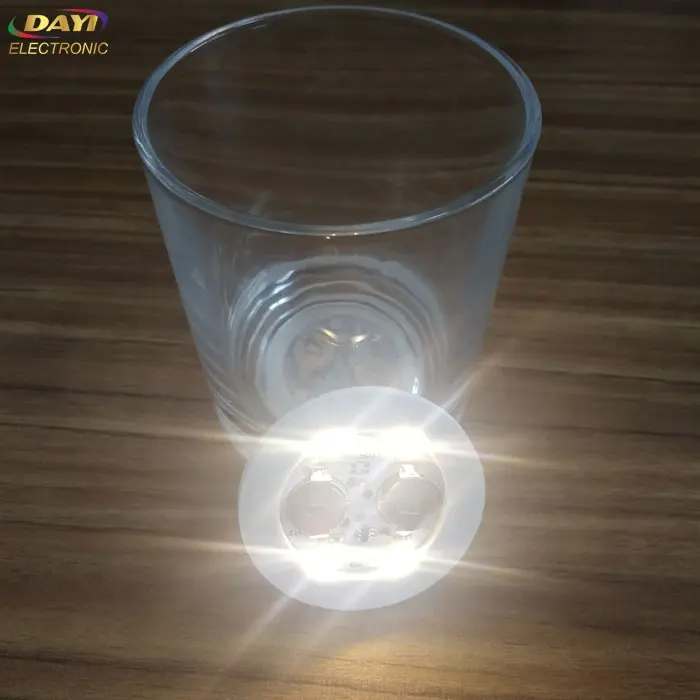 Logo Printed Led Light Bottle Coaster, Led Sticker For Bottle, Led Light Sticker bottle light led mini sticker