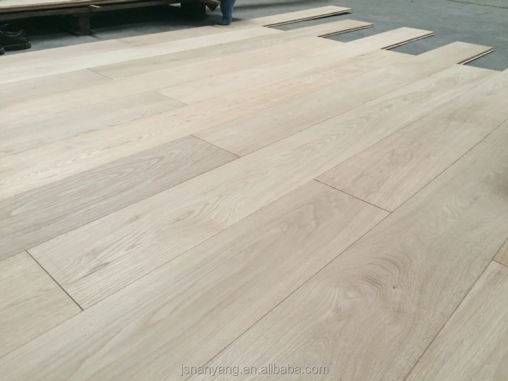 
Unfinished wide planks solid oak hardwood flooring 