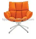
B&B Italia husk chair fiberglass leisure chair for living room 