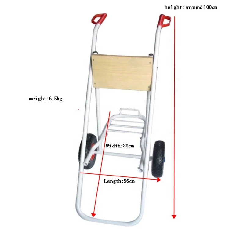 2019 Yacht New Kayak Canoe Jon Boat Carrier Dolly Trailer Tote Trolley Transport Cart Wheel