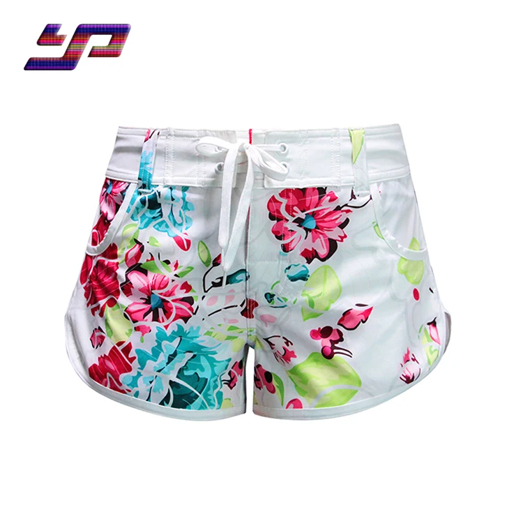 100%Polyester Custom Printed Swimming Trunks Men Sexy Board short Surf