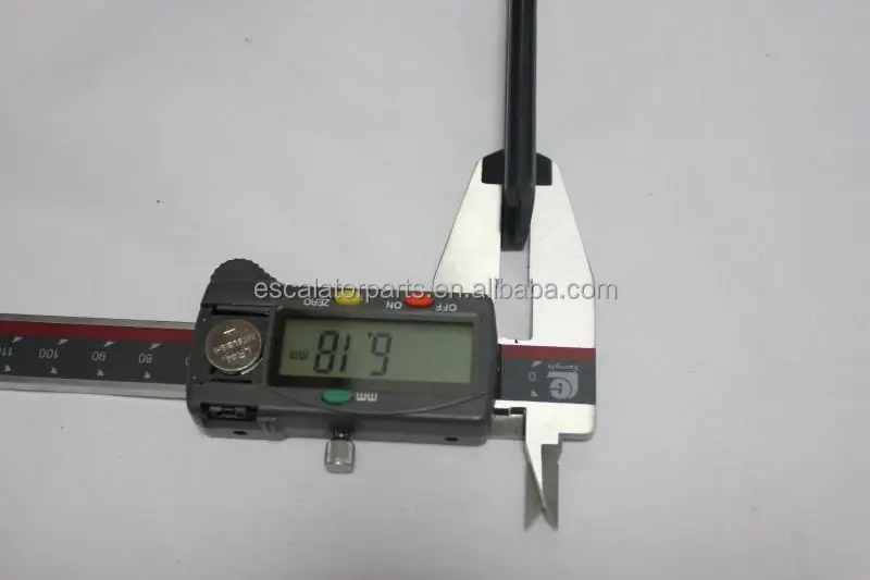 
Escalator Handrail Guide Strip, Escalator Plastic Rail with black color, 26*7*2.4 mm 