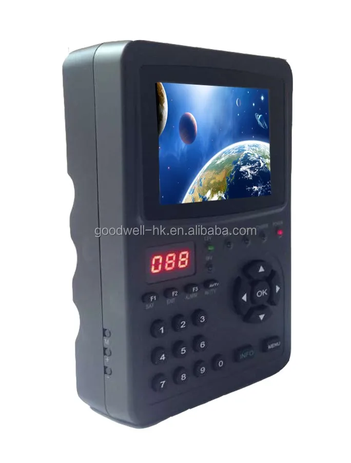 LNB Short-Circuit Protect 3.5 Inch Finder Satellite with glass surface protecting from Broken and Dust