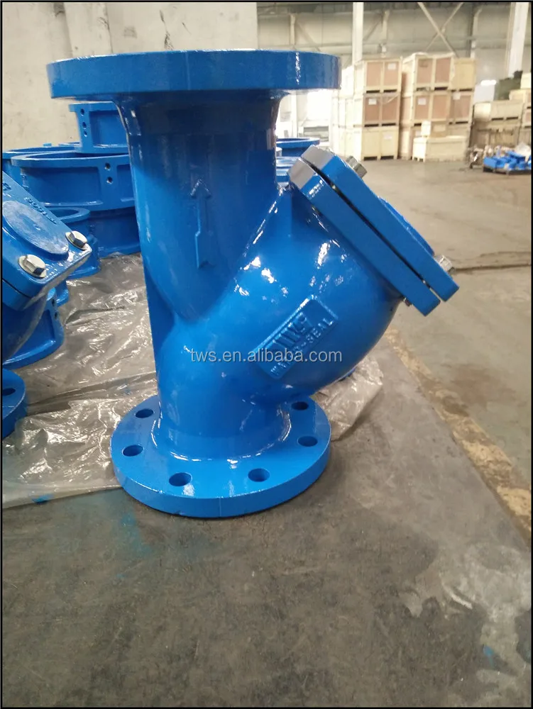 4 inch DN100 PN10 GG25 Cast Iron Water Valve of China Factory Flanged Type Y Strainer