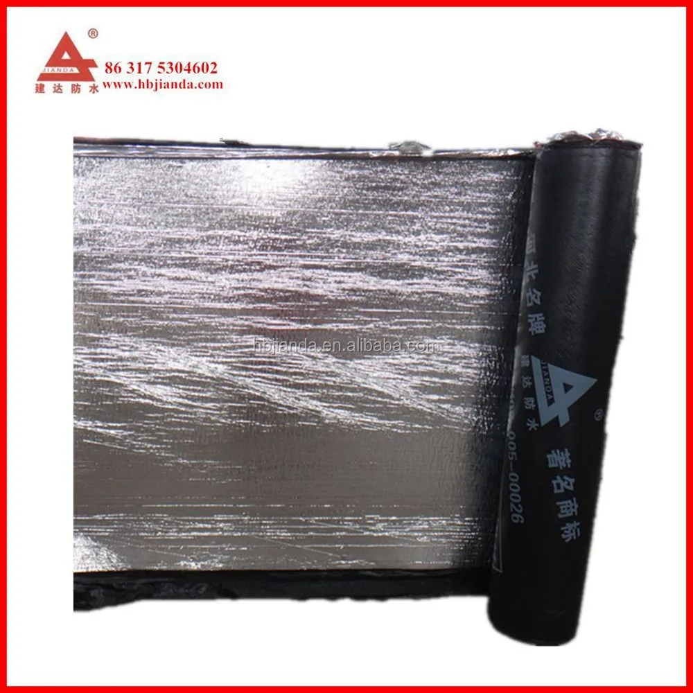 aluminum foil SBS/APP modified waterproof roofing underlaymemnt membrane