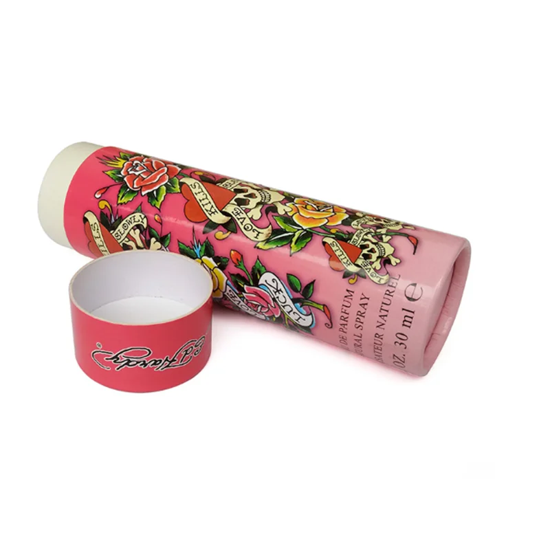 Custom paper cylinder round cardboard flat iron packaging box custom printed high quality packaging box