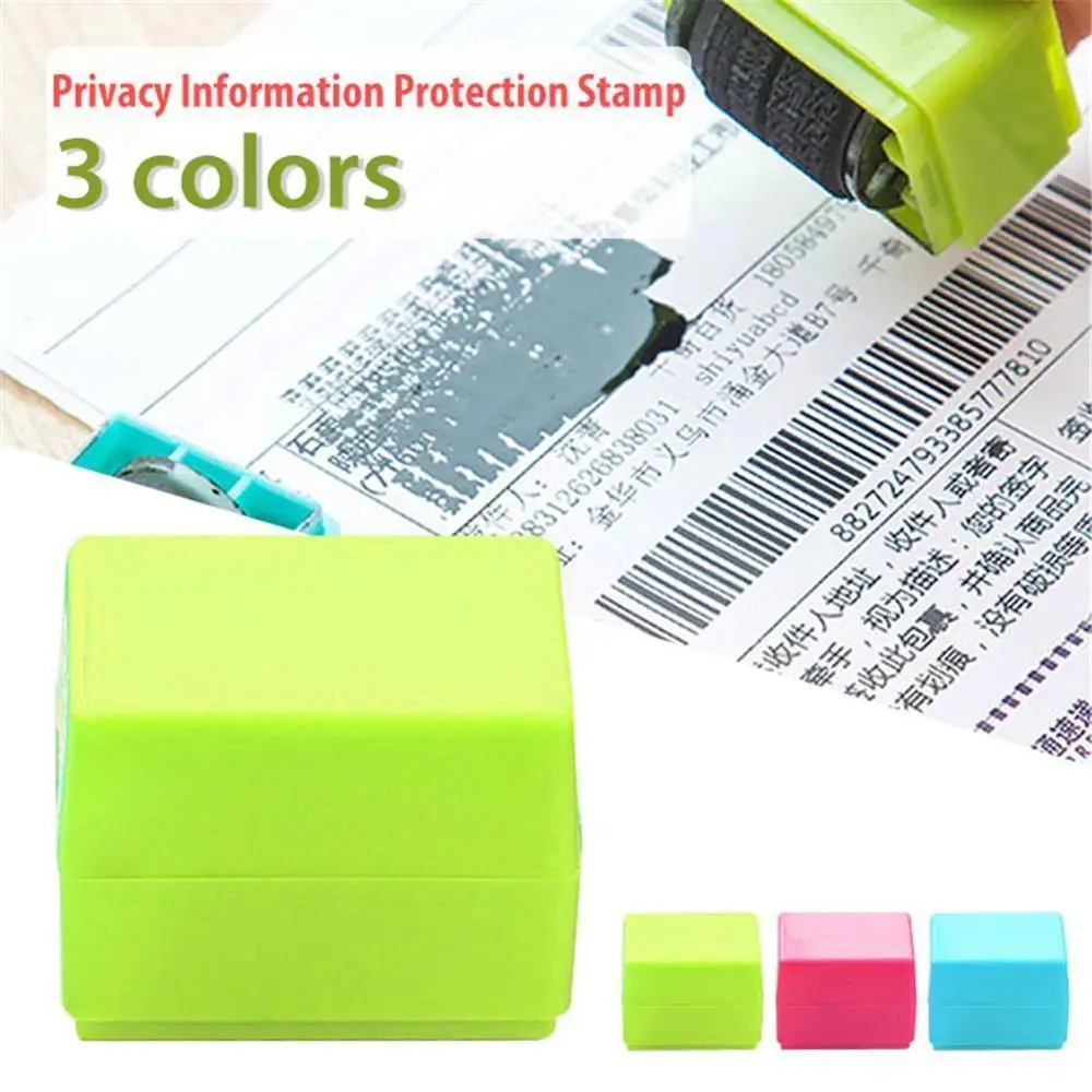 2021 factory direct selling Protect ID Stamp Identity Theft Protection Document Guard Self Ink Stamps Roller
