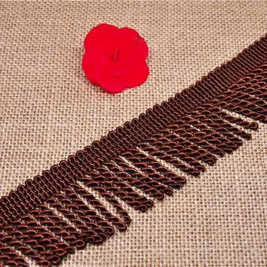 Wholesale Factory direct hot sales high quality home decorative bullion tassel polyester fringe For Garment