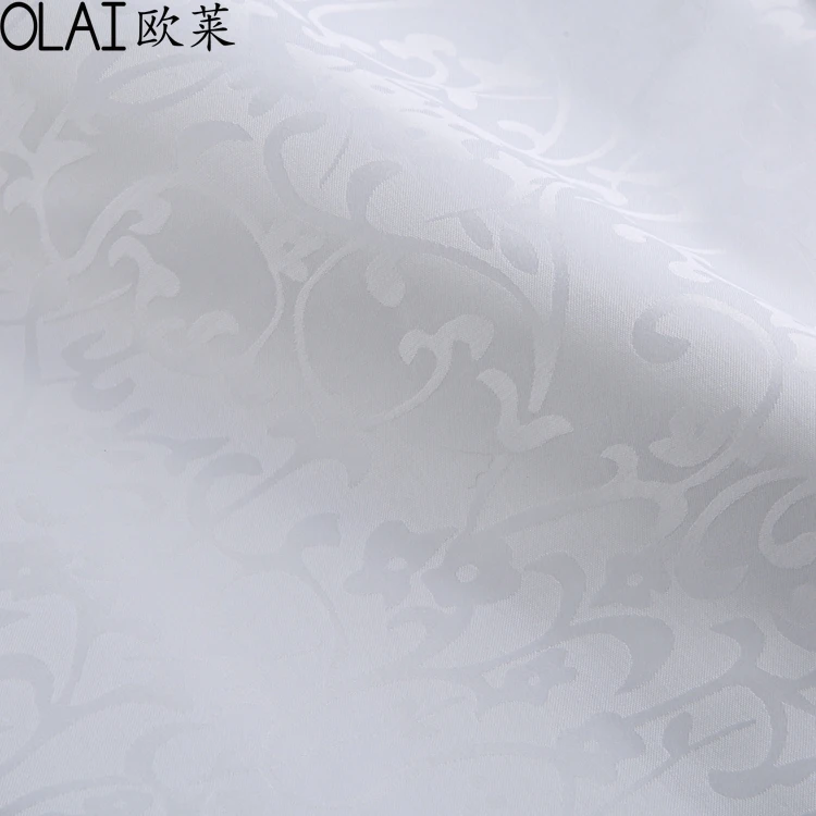 50 cotton 50 polyester fabric TC200  twill dobby bed sheet fabric