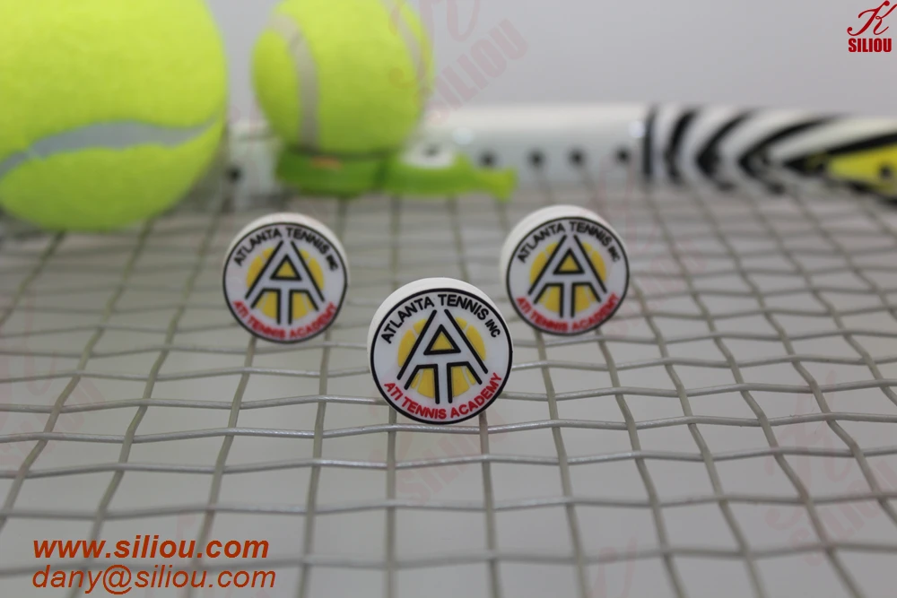 high quality soft rubber shock absorber customized silicone tennis racquet vibration dampers