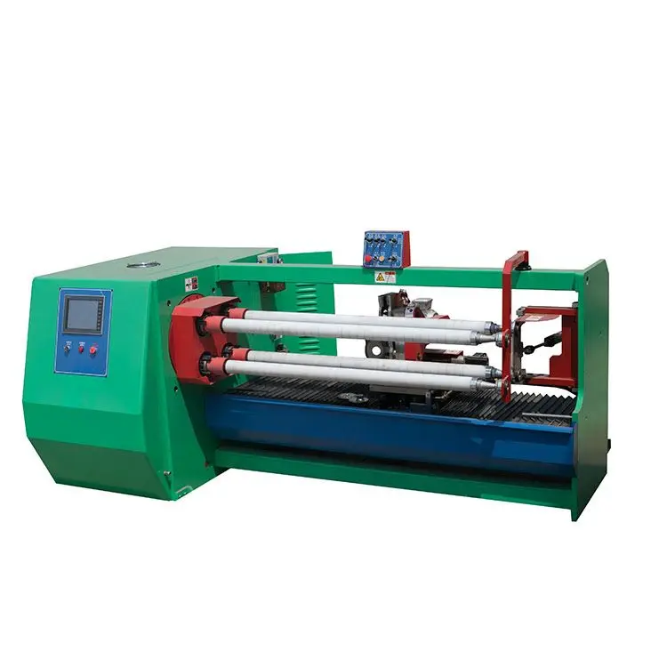 
Professional Manufacturer Electrical Automatic Bopp Masking Tape Roll Cutting Machine 