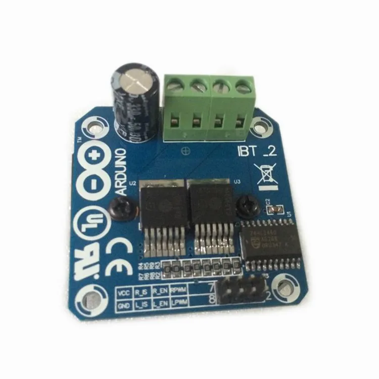 BTS7960 High-power smart car motor drive board module semiconductor refrigeration driver for ardu 43A current-limiting