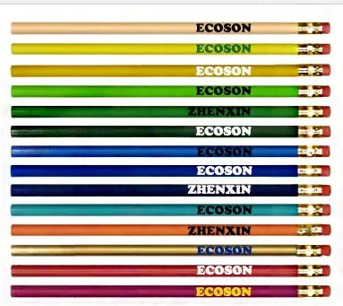 
Low MOQ Round Custom LOGO HB Lead Pecils Supplies Wooden Pencil in Bulk 