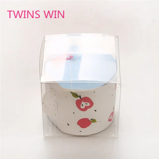 Factory Wholesale fancy stationery set promotion Logo Printing fruit style round shaped paper sticky memo pad custom 782