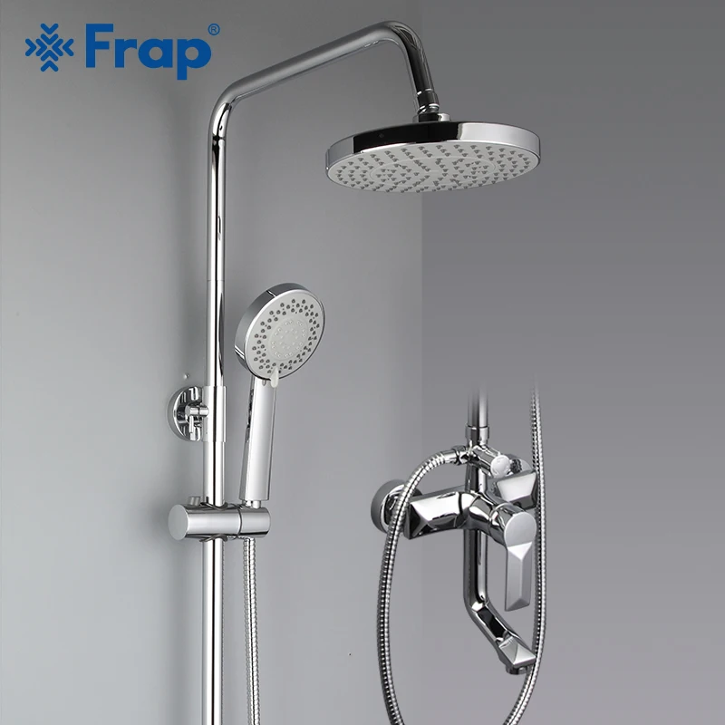 Смеситель для душа Frap F2418 дождевой кран ванной комнаты ручной распылитель настенный набор ванны одна ручка