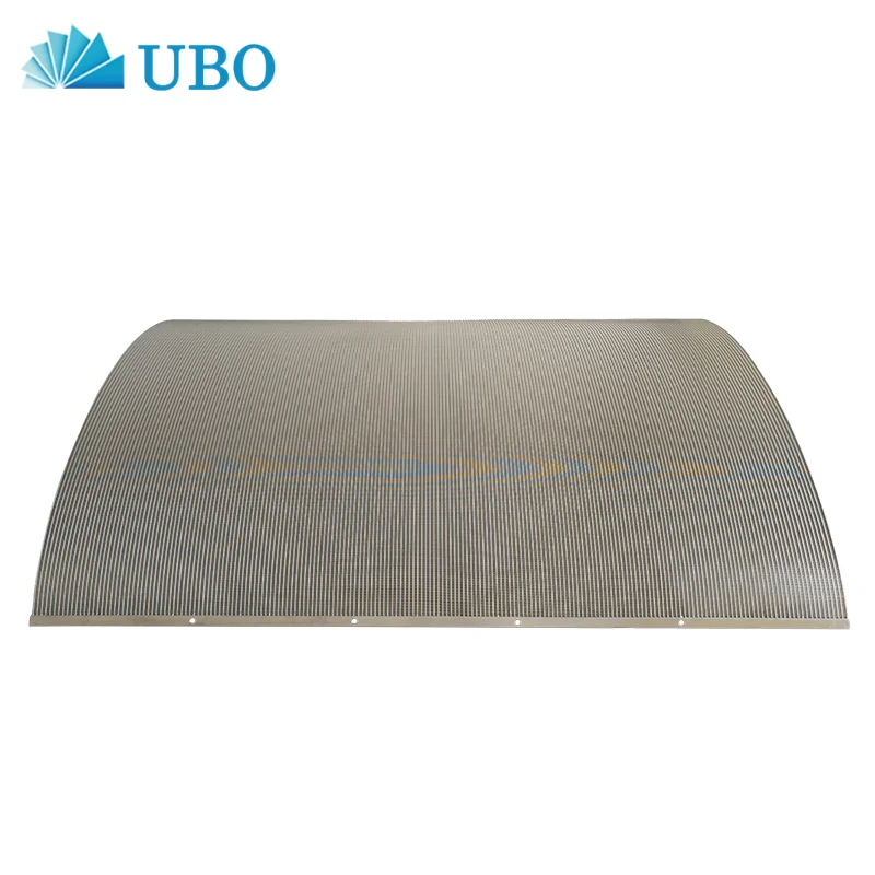 Wedge Johnson Wire Vee Screen DSM Parabolic Filter Screen Curve Welded Sieve Bend Screen